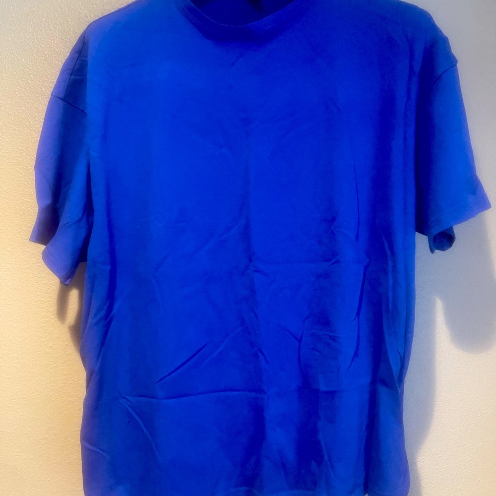 Over-sized vibrant blue t-shirt (Never Worn!)